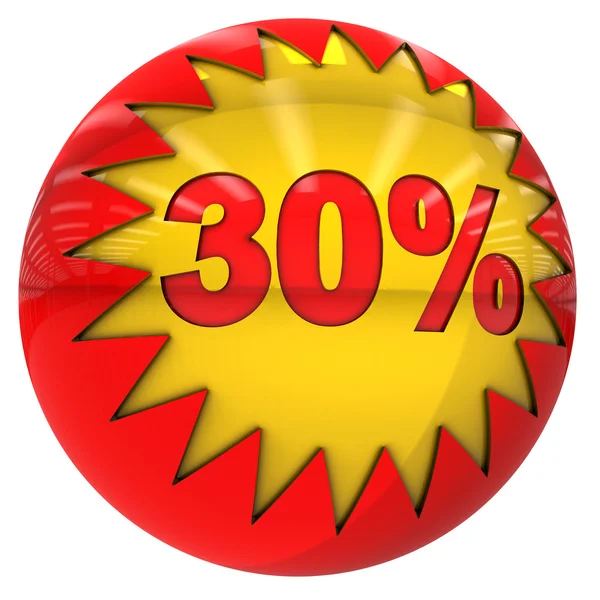 Ball thirty percent — Stock Photo, Image