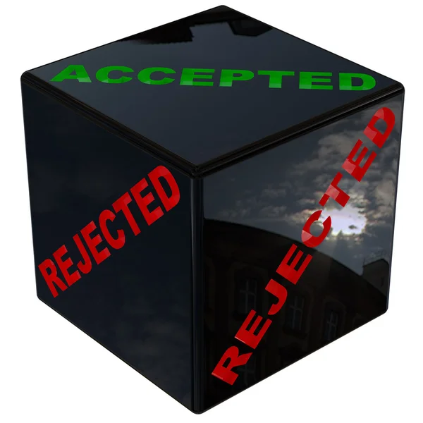 Accepted given 3d — Stock Photo, Image