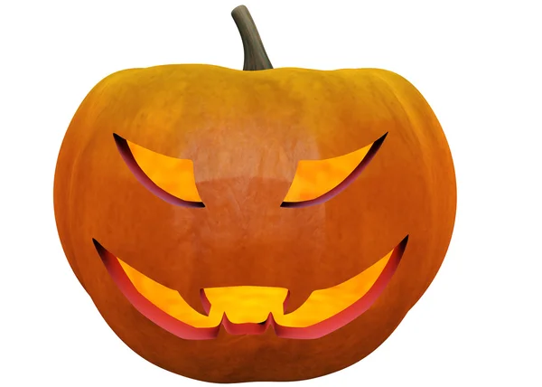 Halloween pumpa i 3d — Stockfoto