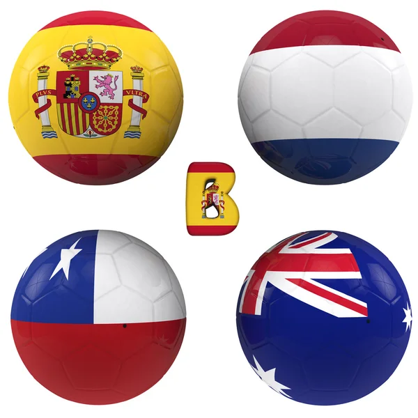 B group of the World Cup — Stock Photo, Image
