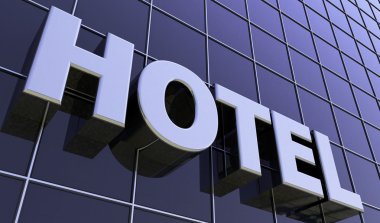 metin üzerinde cam otel 