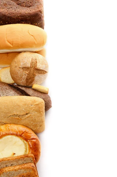 Frame of Various Bread — Stock Photo, Image