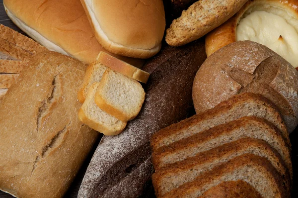 Background of Various Bread — Stock Photo, Image