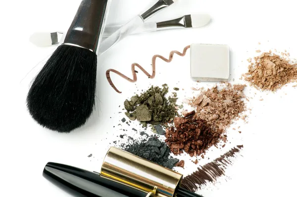 Make-up in bruin — Stockfoto