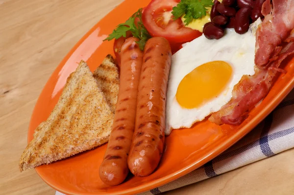 Klassisk engelsk frukost — Stockfoto