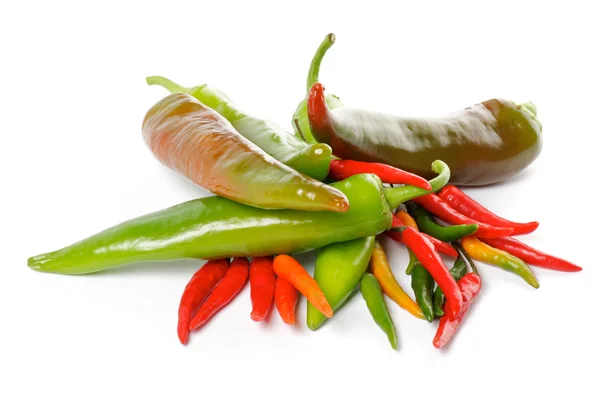 Högen av chilipeppar — Stockfoto