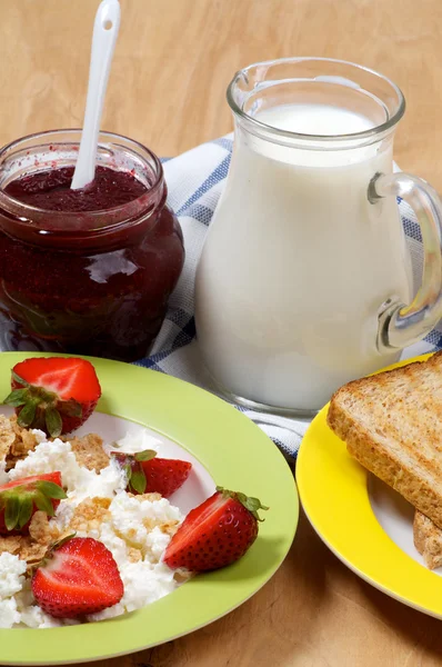 Desayuno de pueblo — Foto de Stock