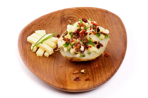 Baked Potato with Cheese — Stock Photo, Image