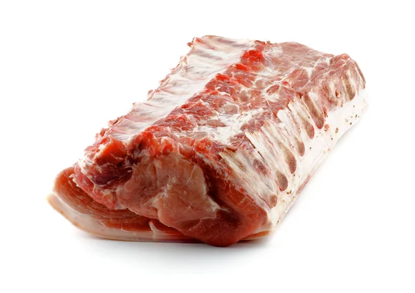 Rohes Schweinefleisch mit Rippen — Stockfoto