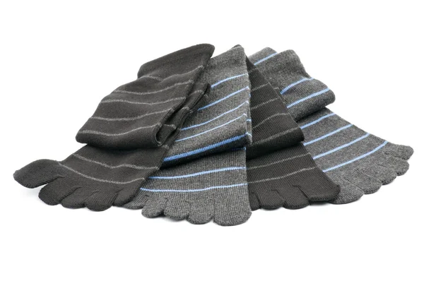 Striped Toe Socks — Stock Photo, Image