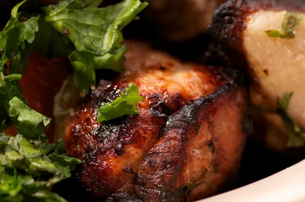 Kebab babi — Stok Foto