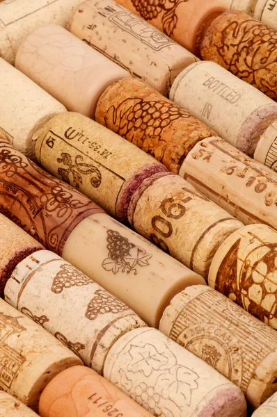 Background of Old Wine Corks — Stock Photo, Image