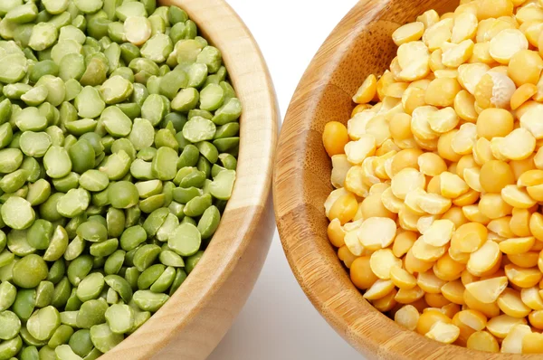 緑と黄色のエンドウ豆 — ストック写真