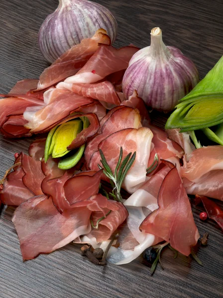 Arrangement von Jamon — Stockfoto