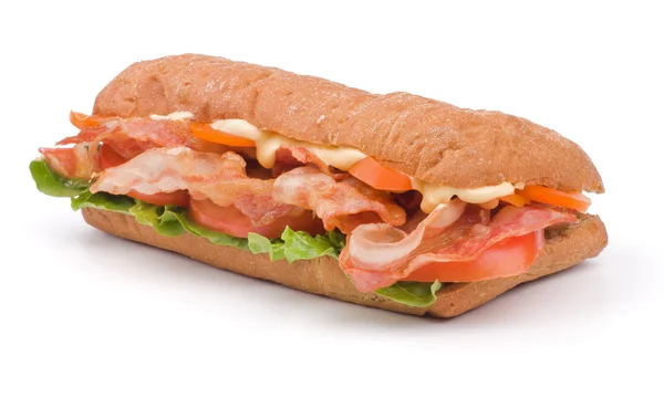 Velké ciabatta sandwich — Stock fotografie