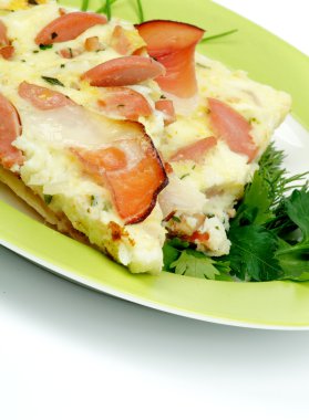 pastırma ve sucuk omlet