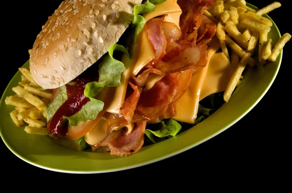 Tasty Burger — Stock Photo, Image