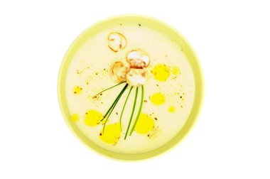 kremalı mantar çorbası