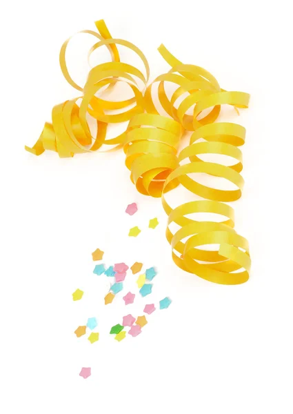 Party Streamer and Confetti — Stock Photo, Image