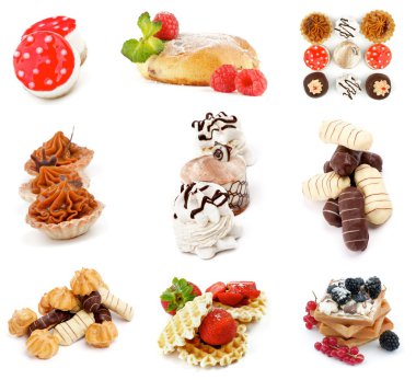 kekler ve tatlılar koleksiyonu