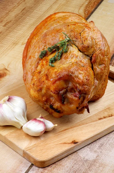 Gebratene Schweinshaxe — Stockfoto