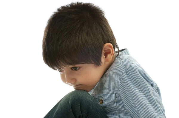 Smutný chlapec — Stock fotografie