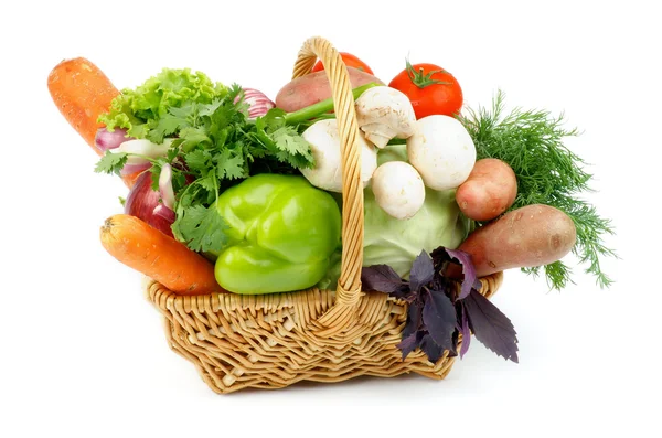 Vegetable Basket — Stock Photo, Image