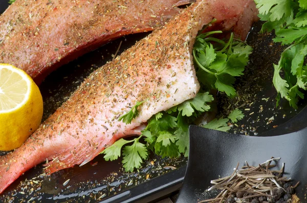 Preparación de la gallineta — Foto de Stock