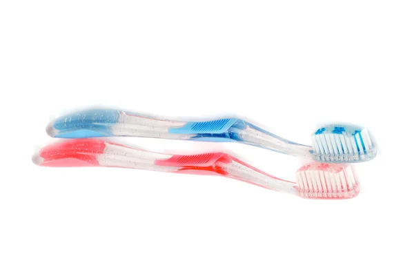 Pair of Toothbrushes — Stock Photo, Image
