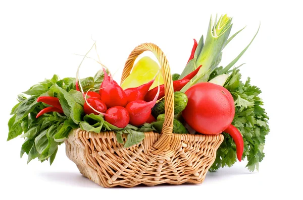 Vegetable Basket — Stock Photo, Image