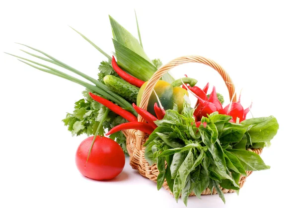 Cesta de verduras —  Fotos de Stock