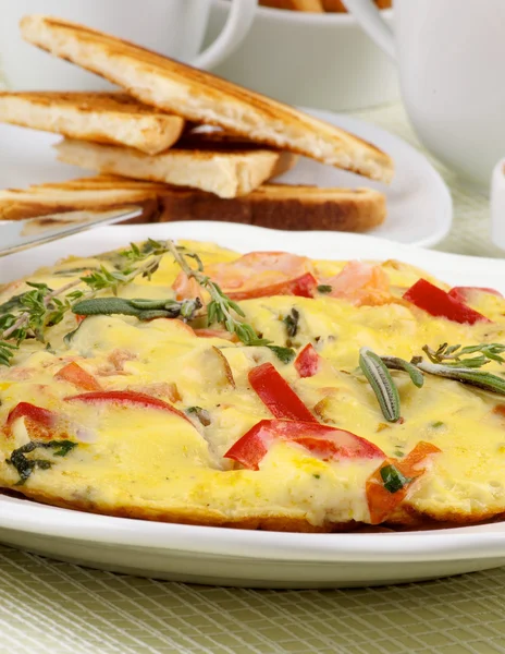 Delicious Omelet — Stock Photo, Image