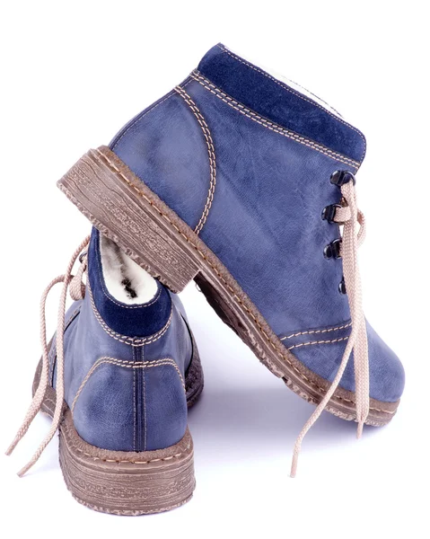 Mavi ayakkabılar — Stok fotoğraf