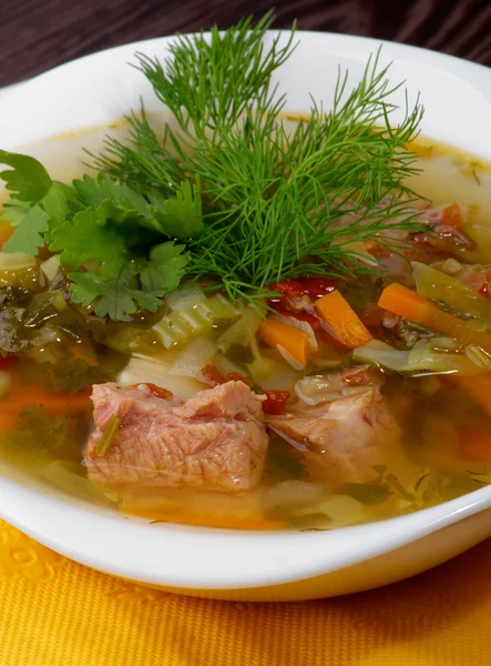 Gemüsesuppe — Stockfoto