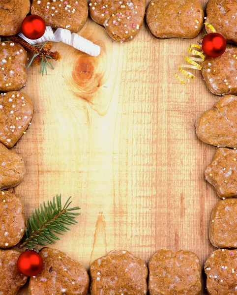 Biscuits au gingembre de Noël — Photo