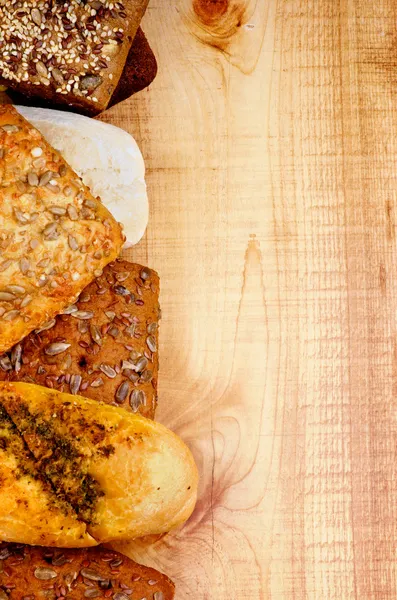 Various Bread Frame — Stock Photo, Image