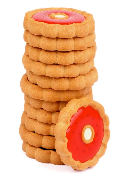 Soubory cookie s želé — Stock fotografie