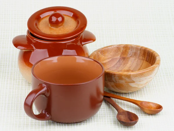 Kitchen Dish Ware — Stock Photo, Image