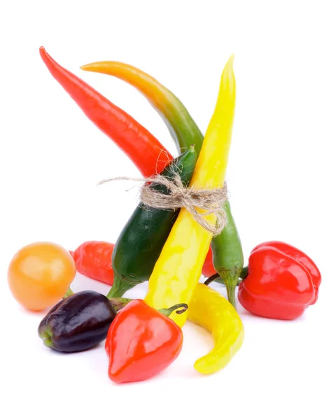 Massa chilipeppar — Stockfoto