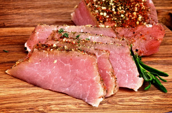 Sliced Roast Beef — Stock Photo, Image