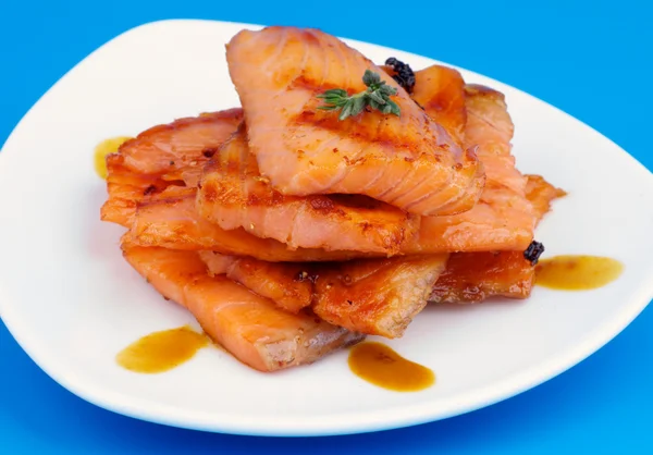 Grilled Salmon — Stock Photo, Image