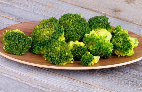 Krispigt kokt broccoli — Stockfoto