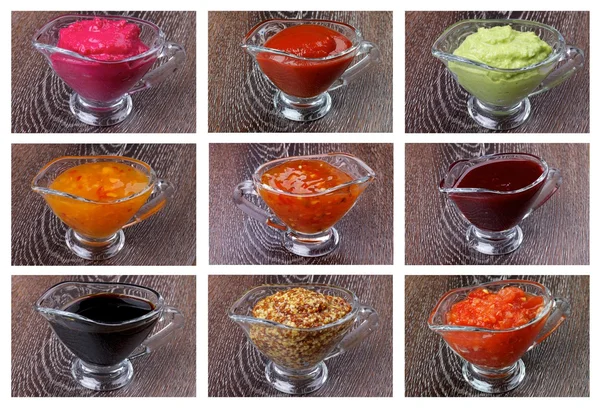 Collection of Sauces — Stock Photo, Image