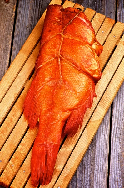 Red snapper balık füme — Stok fotoğraf