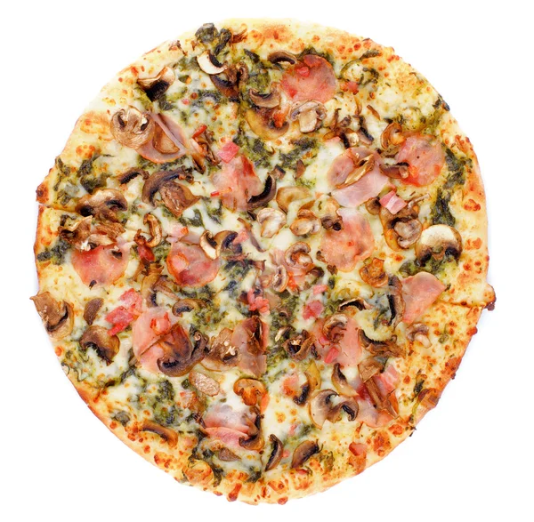 Paddestoelen pizza — Stockfoto