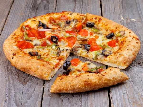 Vegetariánský pizza — Stock fotografie