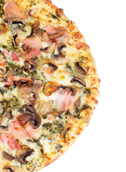 Paddestoelen pizza — Stockfoto