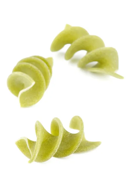 Spinat Rotini Nudeln — Stockfoto