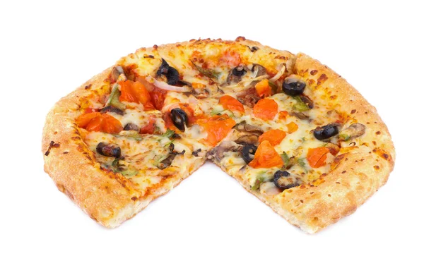 Vegetarische pizza — Stockfoto