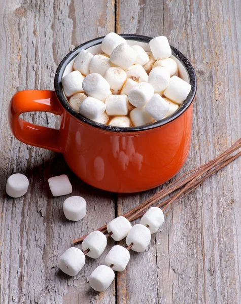 Hot Chocolate with Marshmallows — Stock Photo, Image